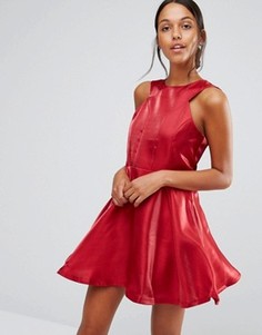 Короткое приталенное платье Love & Other Things - Красный