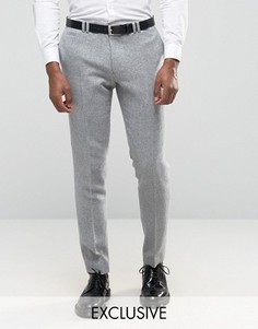 Зауженные брюки с отворотами Noak - Серый