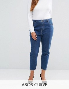 Синие джинсы в винтажном стиле ASOS CURVE Farleigh - Синий