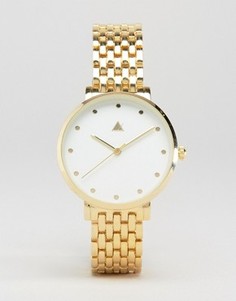 Часы с металлическим браслетом ASOS - Золотой