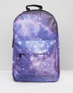 Рюкзак с принтом галактики Spiral - Фиолетовый