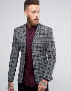 Супероблегающий блейзер с пуговицами ASOS - Мульти