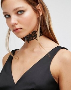 Короткое цветочное ожерелье ALDO - Черный