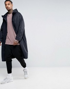 Черная oversize-парка в стиле кимоно ASOS - Черный