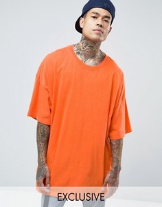 Oversize-футболка Reclaimed Vintage - Оранжевый
