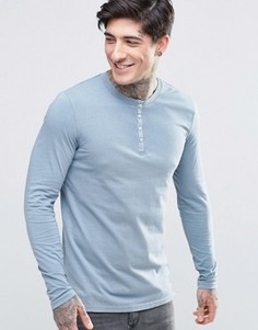 Топ хенли с длинными рукавами Minimum - Зеленый