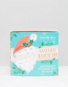 Вязаная шапка Санта-Клауса и борода - Мульти Temerity Jones