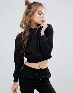 Укороченное худи ASOS - Черный