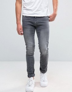 Светло-серые классические джинсы Jack and Jones - Серый