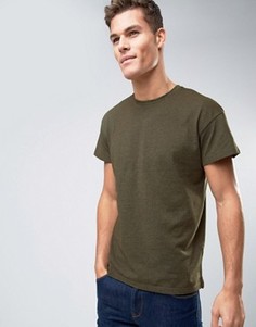 Oversize-футболка Selected Homme - Зеленый