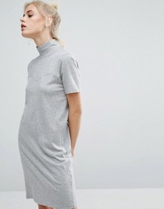 Платье-футболка с высокой горловиной Cheap Monday - Серый