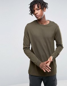 Длинный лонгслив ASOS - Зеленый