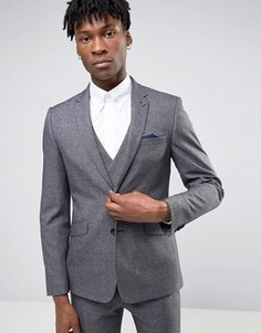 Приталенный пиджак Burton Menswear - Серый