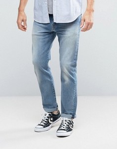 Светлые классические суженные книзу джинсы Levis 502 Macomb - Синий