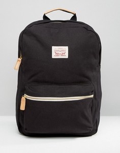 Черный парусиновый рюкзак Levis - Черный