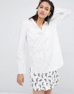 Блузка с расклешенными манжетами Just Female Jerrel - Белый