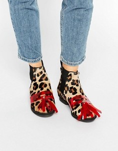 Ботинки челси с леопардовым принтом House of Holland - Мульти