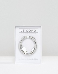 USB-кабель для iPhone серебристого цвета Le Cord - Серебряный