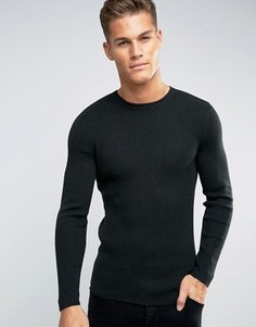 Джемпер в рубчик New Look - Зеленый