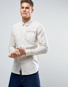 Фланелевая рубашка с начесом Firetrap - Серый