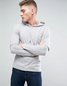 Лонгслив с капюшоном Jack & Jones Originals - Серый