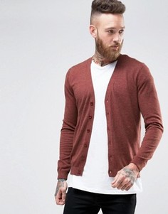 Коричневый хлопковый кардиган ASOS - Коричневый