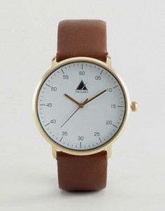 Часы с минималистическим дизайном ASOS - Коричневый
