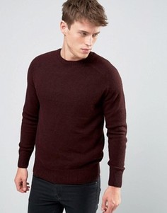Темно-бордовый джемпер из овечьей шерсти New Look - Красный