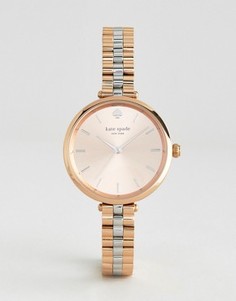Металлические часы цвета розового золота Kate Spade New York Holland - Золотой