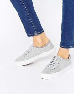 Серые трикотажные кеды Fred Perry Kendrick - Серый