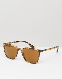 Квадратные солнцезащитные очки в черепаховой оправе Dolce & Gabbana - Коричневый