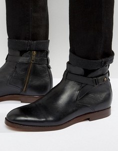 Кожаные ботинки Hudson London Cutler - Черный