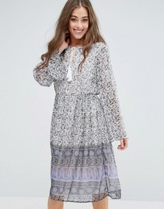 Платье миди с цветочным принтом Vero Moda Stella - Мульти