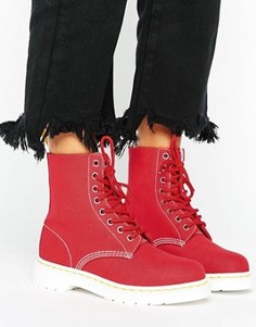 Парусиновые ботинки Dr Martens - Красный