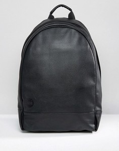 Черный рюкзак размера XL из зернистой кожи Mi-Pac - Черный