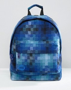 Синий рюкзак с пиксельным принтом Mi-Pac - Синий