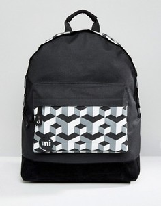 Черный рюкзак с принтом кубиков Mi-Pac - Черный