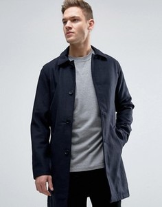 Шерстяное пальто Jack & Jones Originals - Темно-синий