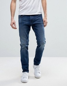 Свободные джинсы с потертостями Esprit - Синий
