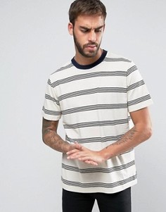 Футболка стандартного кроя в полоску PS by Paul Smith - Кремовый