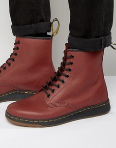 Ботинки с 8 парами люверсов Dr Martens Lite Newton - Красный