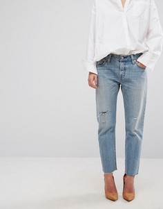 Джинсы бойфренда Levis 501 CT - Синий