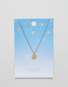 Ожерелье с подвеской-диском Весы Orelia - Золотой