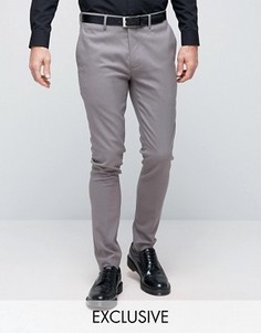 Супероблегающие строгие брюки Only & Sons - Серый