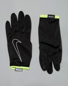 Черные перчатки Nike Running Rally Run - Черный