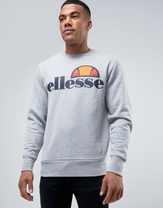 Свитшот с классическим логотипом Ellesse - Серый