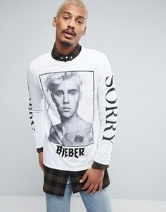 Лонгслив Justin Bieber Purpose Tour Sorry - Белый