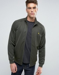 Зеленая куртка с высоким воротником и логотипом Lyle & Scott - Зеленый