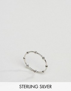 Серебряное кольцо с отделкой в виде шариков Kingsley Ryan - Серебряный