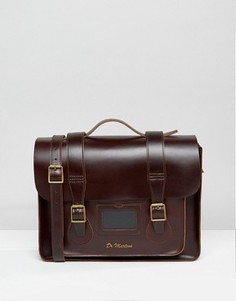Кожаный портфель 15 дюймов Dr Martens - Коричневый